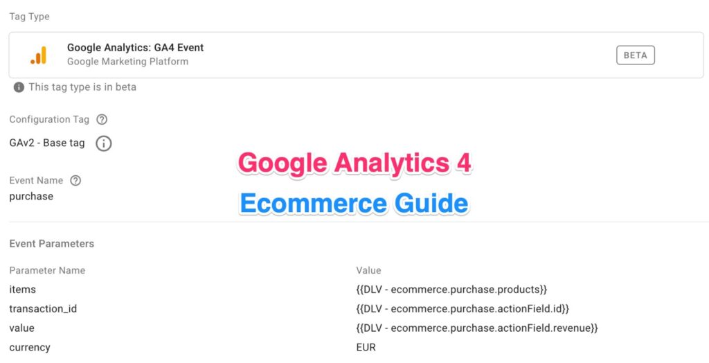 Google Analytics 4: Google Etiket Yöneticisi İçin E-ticaret Kılavuzu
