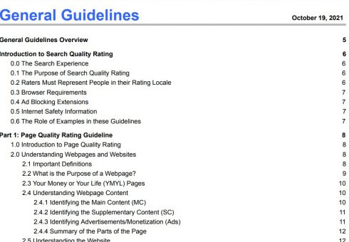 google-guidelines