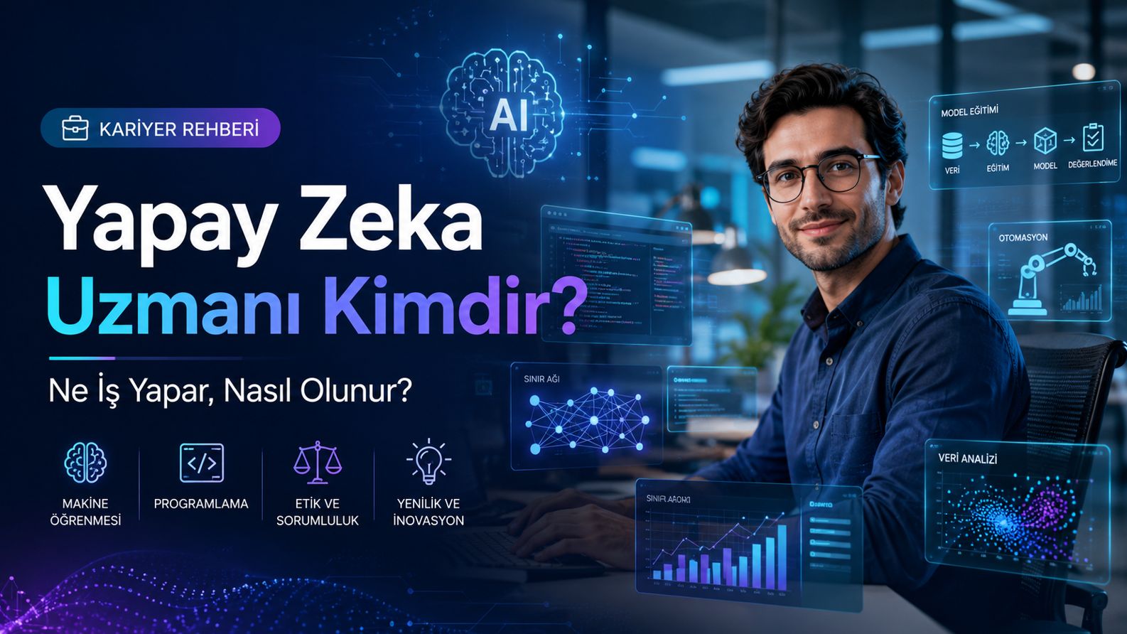 Yapay Zeka Uzmanı Kimdir? Ne İş Yapar, Nasıl Olunur? (2026 Rehberi)